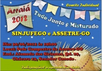 festa junina 2012 - convite